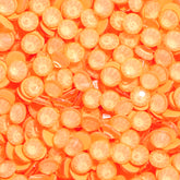 Neon Coral Orange Glass FlatBack Neon Rhinestones WholesaleRhinestone